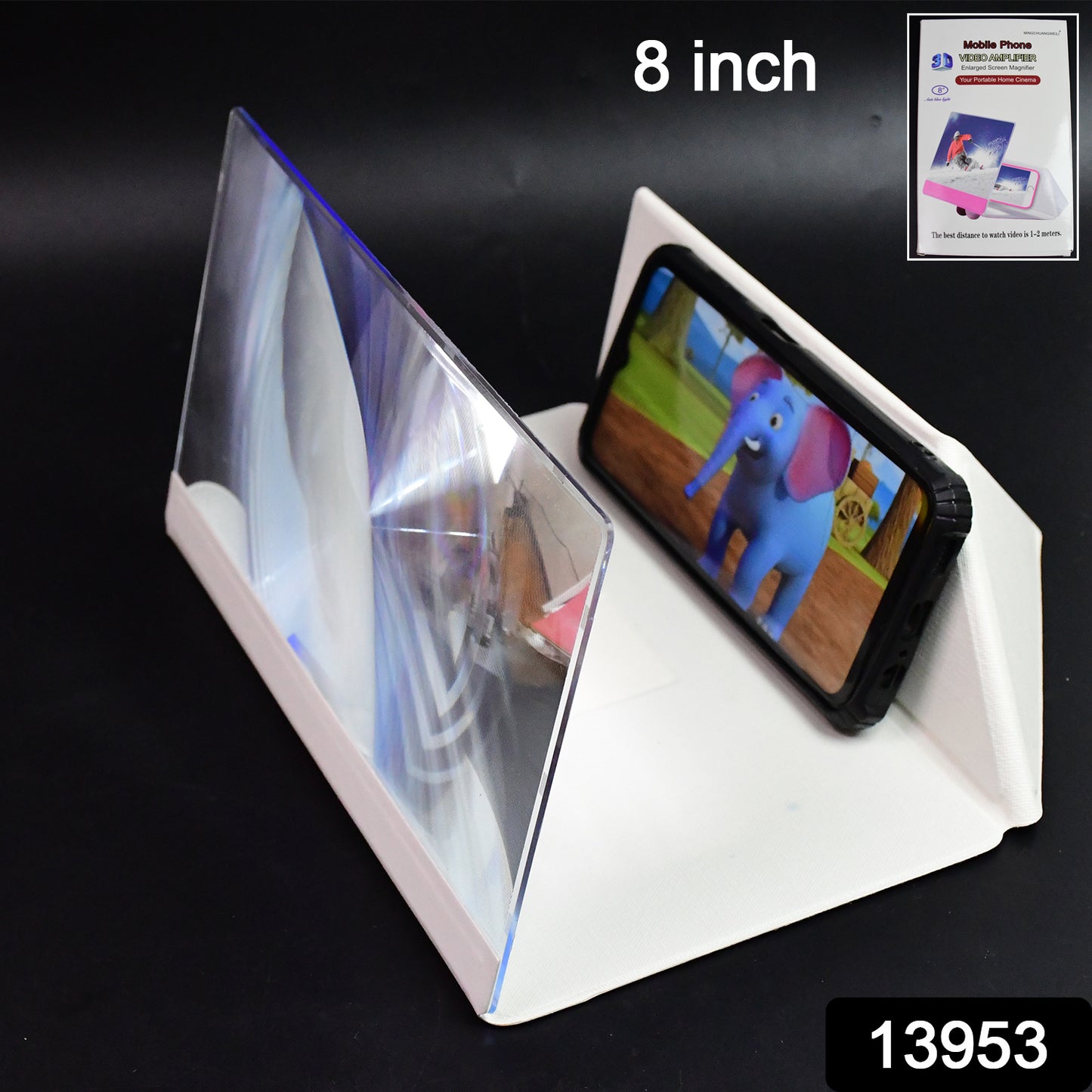 3d Hd Mobile Phone Screen Magnifier Amplifier (1 Pc 8 Inch)