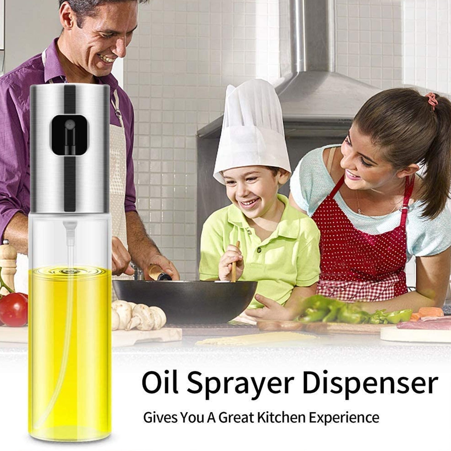 Oil Sprayer Dispenser Glass Spray Bottle