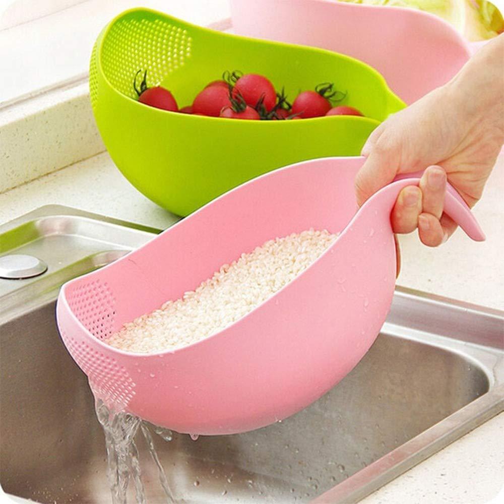 Plastic Rice Bowlfood Strainer (Set Of 3pcs)
